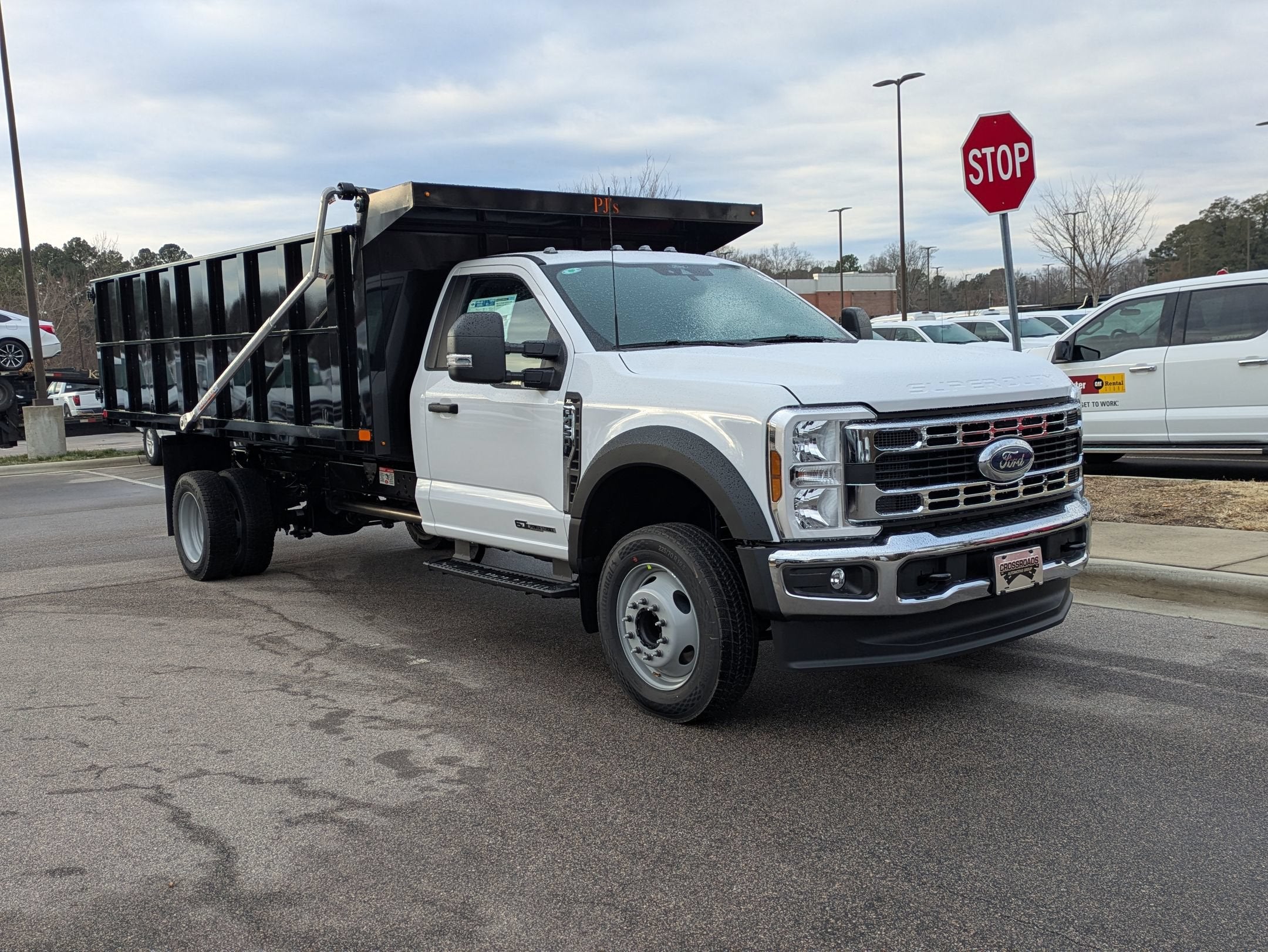 2026 Ford Super Duty F-450 DRW XL PJs 12ft Dump Bed, 42" Solid Sides, 2 Piece Barn Door