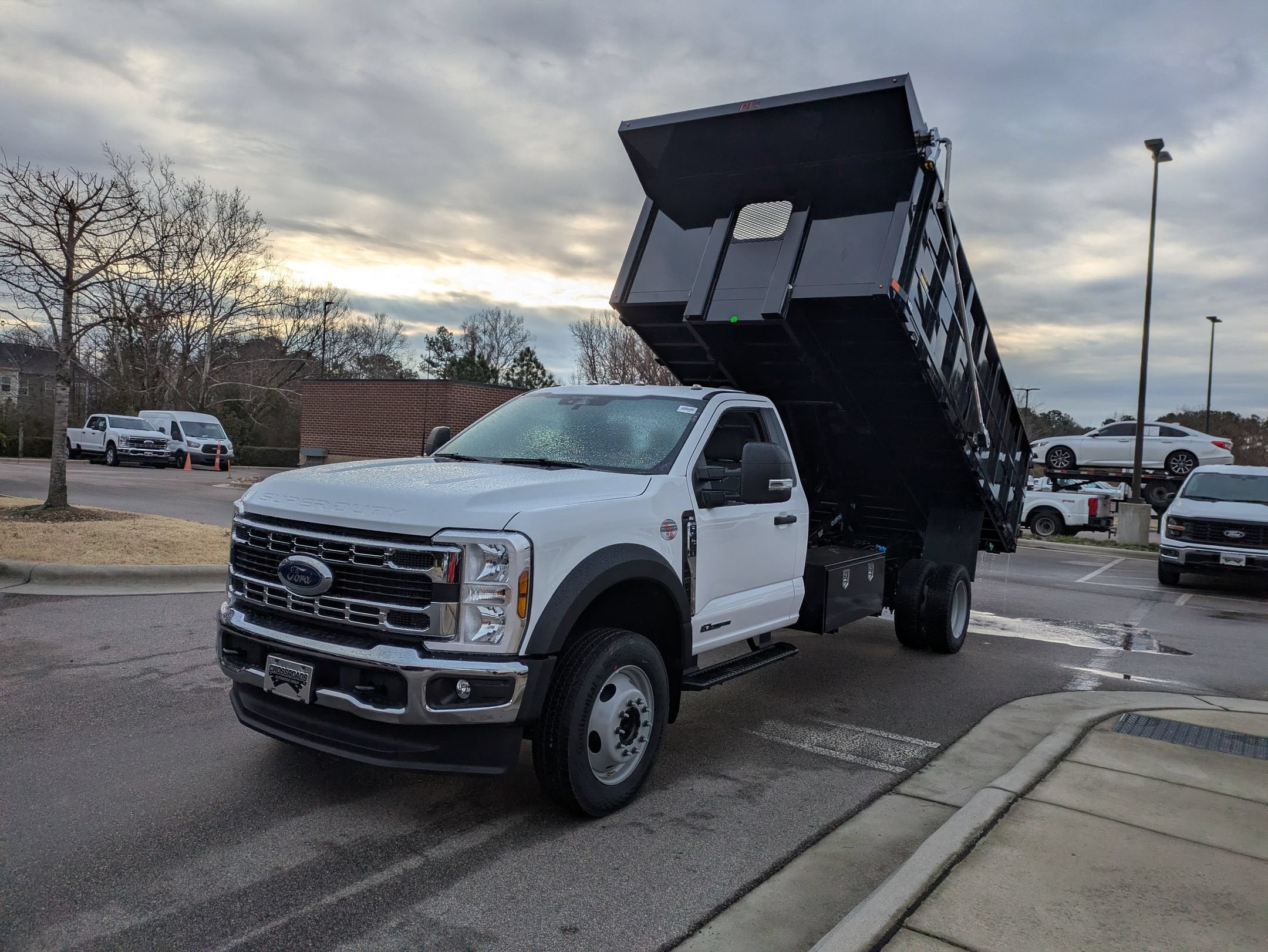 2026 Ford Super Duty F-450 DRW XL PJs 12ft Dump Bed, 42" Solid Sides, 2 Piece Barn Door