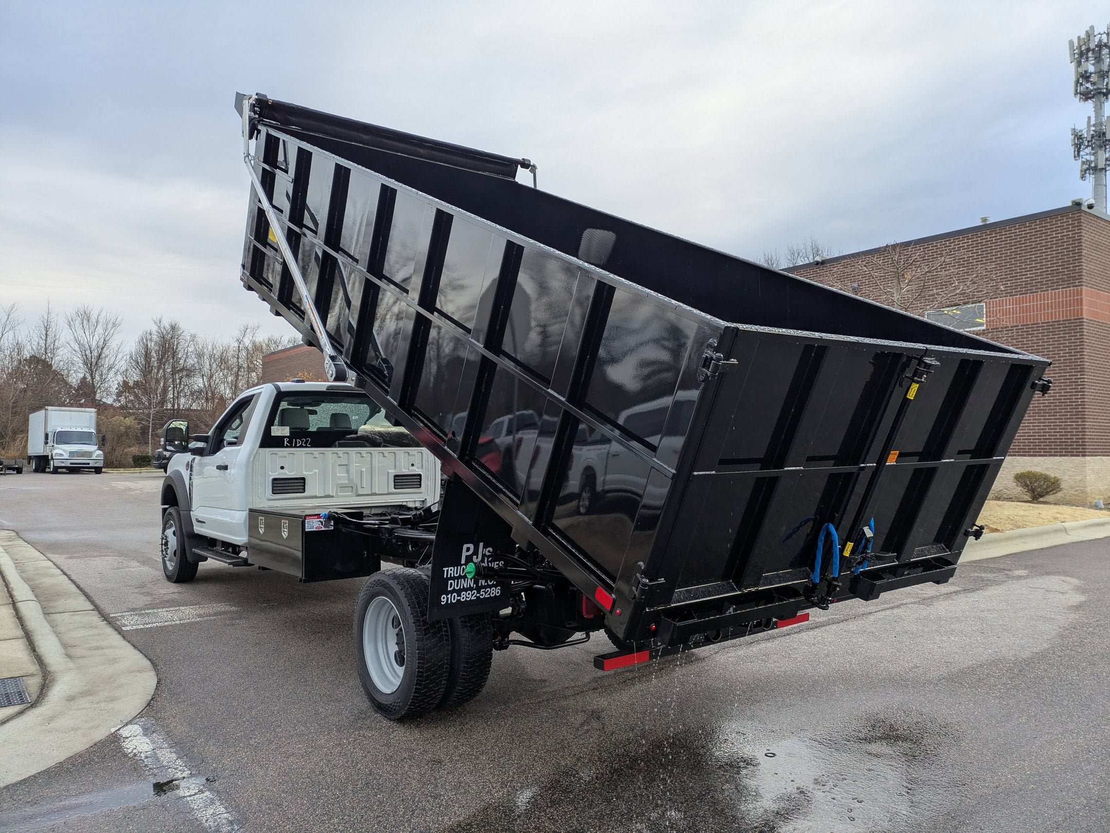2026 Ford Super Duty F-450 DRW XL PJs 12ft Dump Bed, 42" Solid Sides, 2 Piece Barn Door
