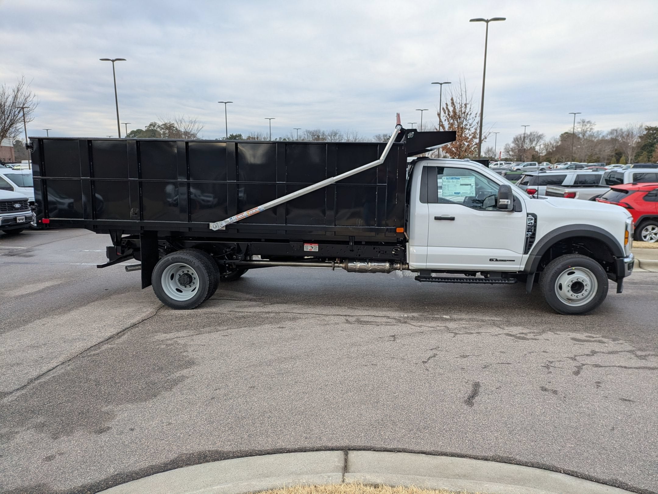 2026 Ford Super Duty F-450 DRW XL PJs 12ft Dump Bed, 42" Solid Sides, 2 Piece Barn Door