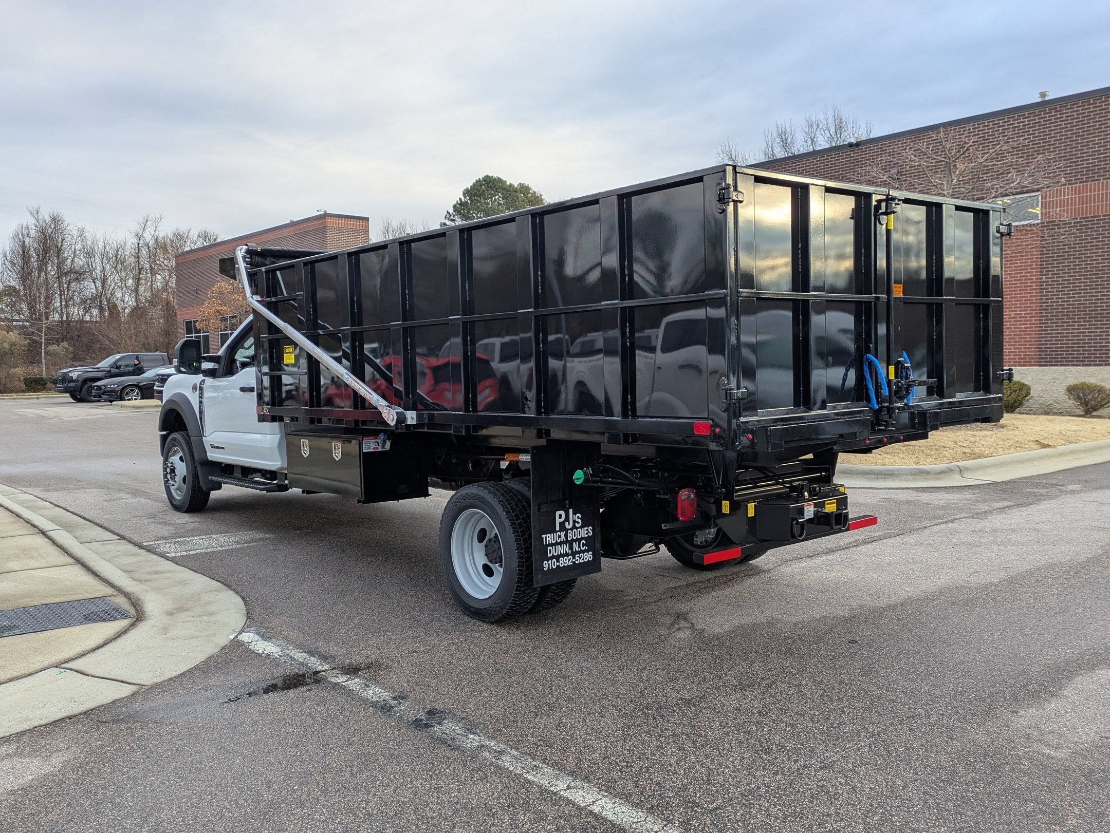 2026 Ford Super Duty F-450 DRW XL PJs 12ft Dump Bed, 42" Solid Sides, 2 Piece Barn Door