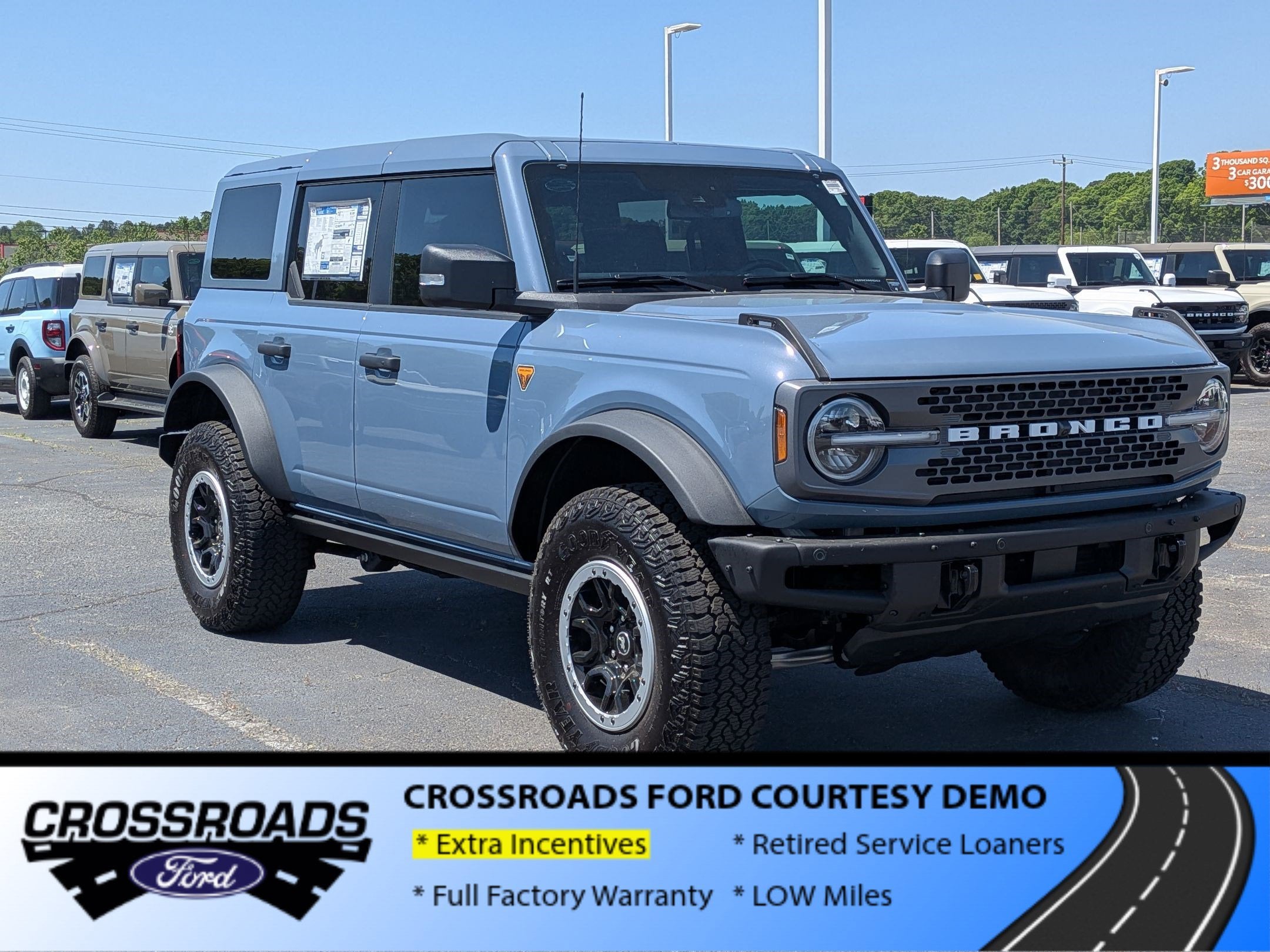 2025 Ford Bronco Badlands - Crossroads Courtesy Demo