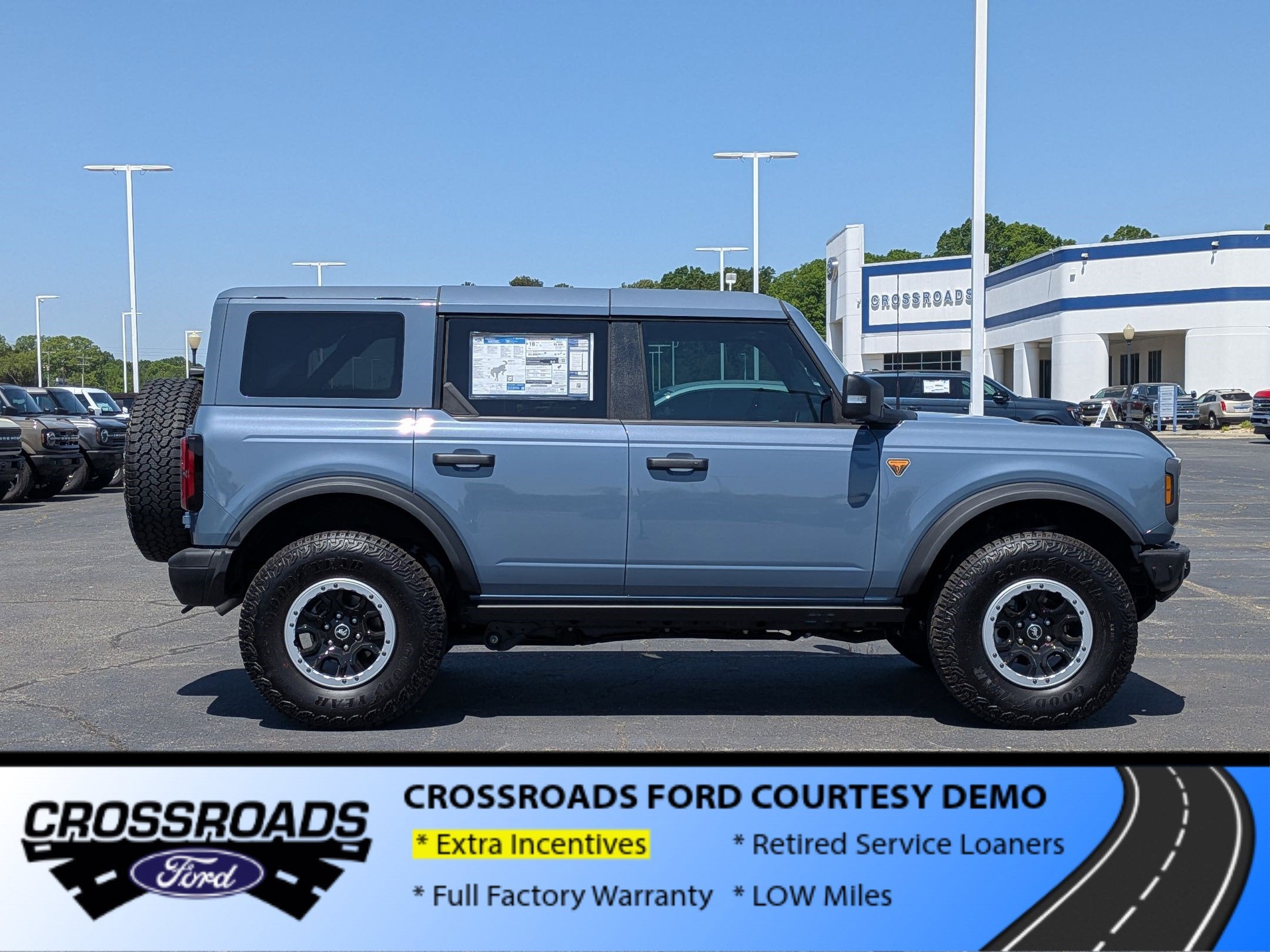 2025 Ford Bronco Badlands - Crossroads Courtesy Demo
