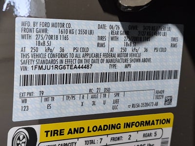 2026 Ford Expedition Tremor