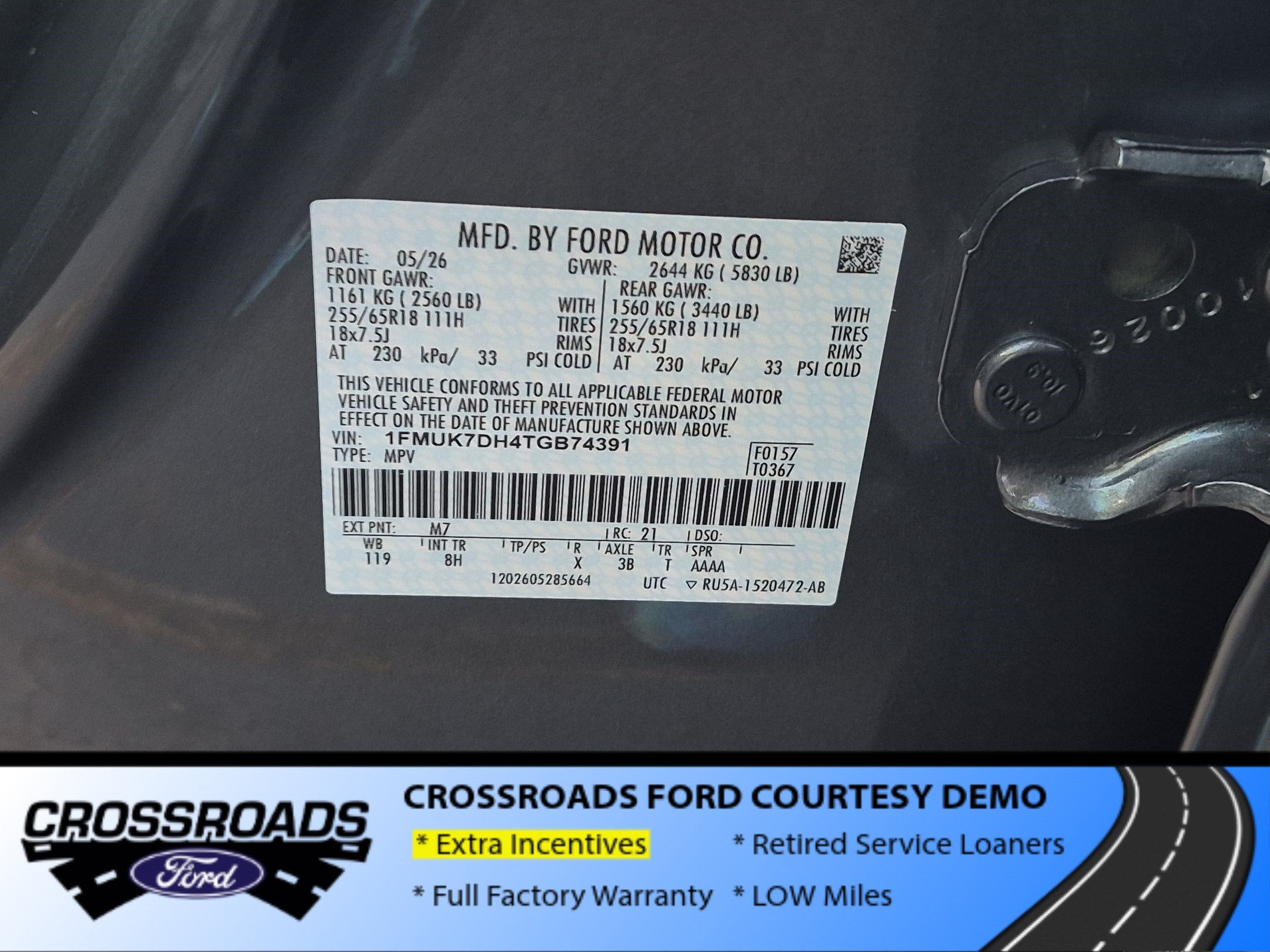 2026 Ford Explorer Active - Crossroads Courtesy Demo