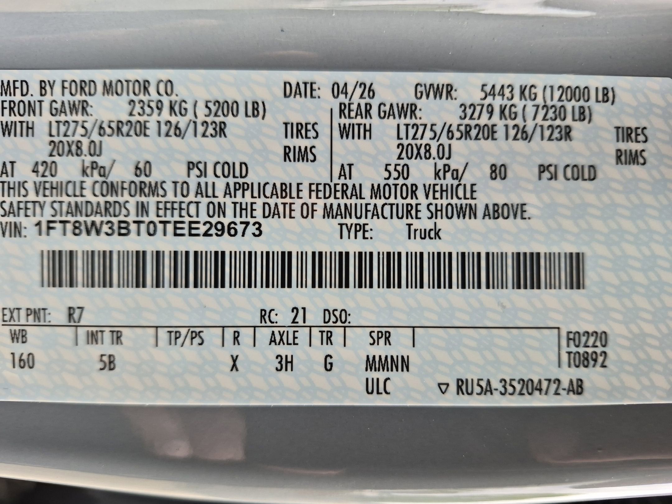 2026 Ford Super Duty F-350 SRW LARIAT