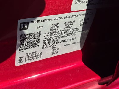 2025 GMC Sierra 1500 AT4X