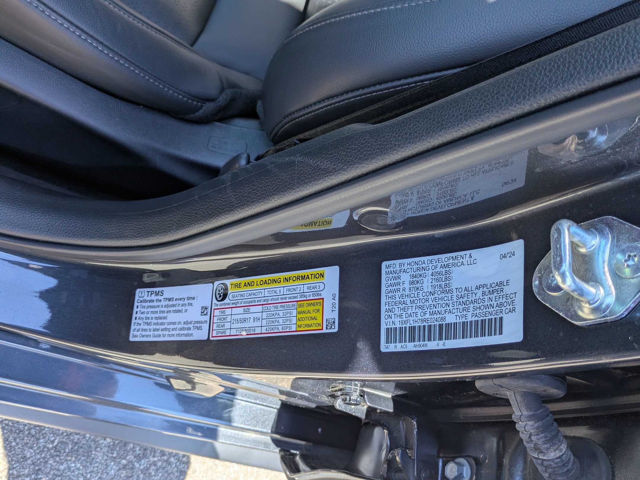 2024 Honda Civic Hatchback EX-L