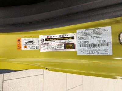 2025 Ford Mustang Saleen Yellow Label