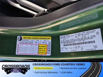 2025 Ford Bronco Big Bend - Crossroads Courtesy Demo