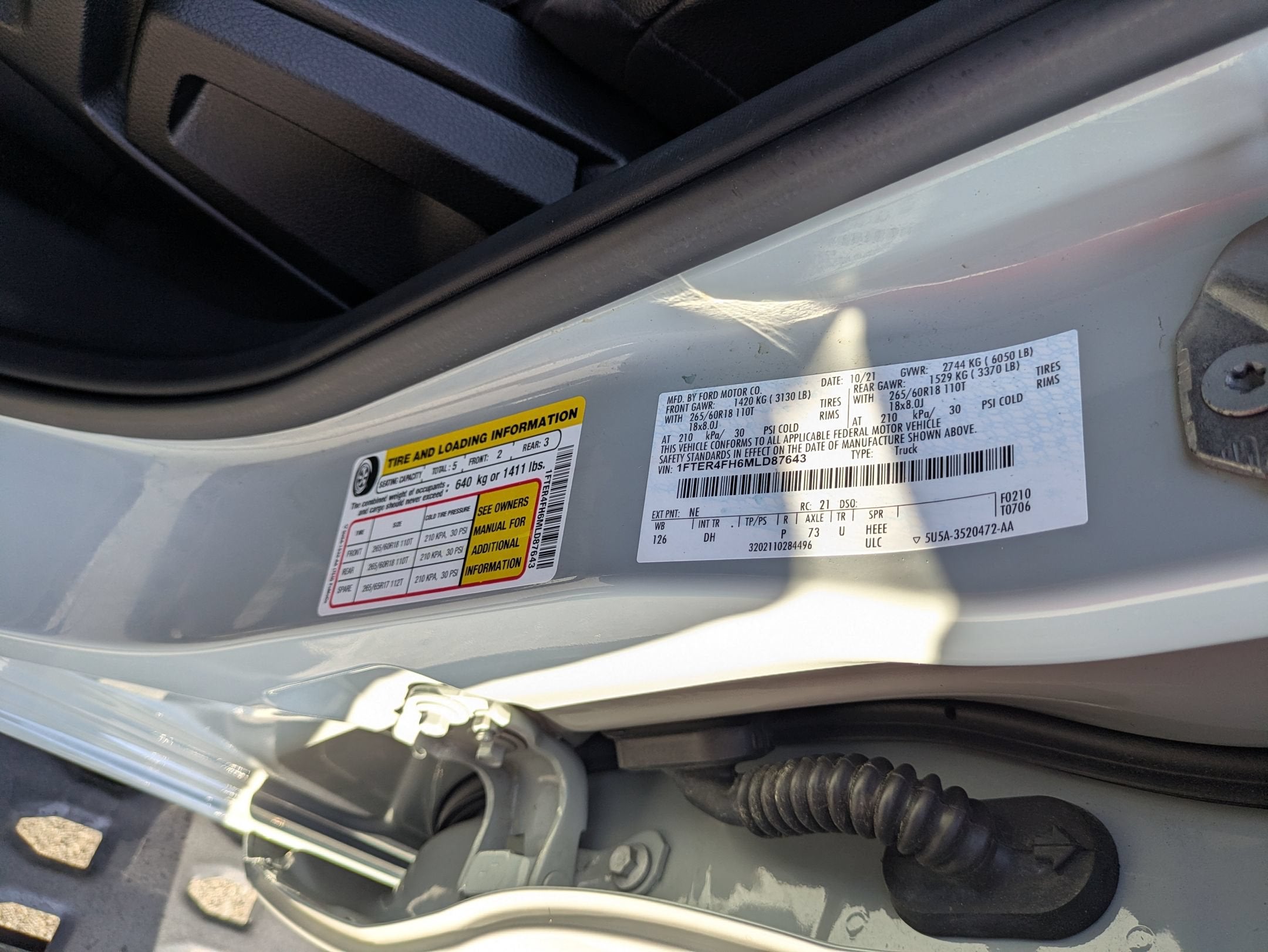 2021 Ford Ranger LARIAT