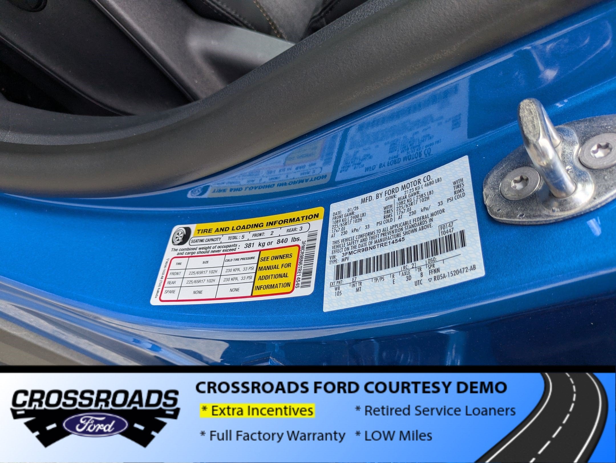 2026 Ford Bronco Sport Big Bend - Crossroads Courtesy Demo