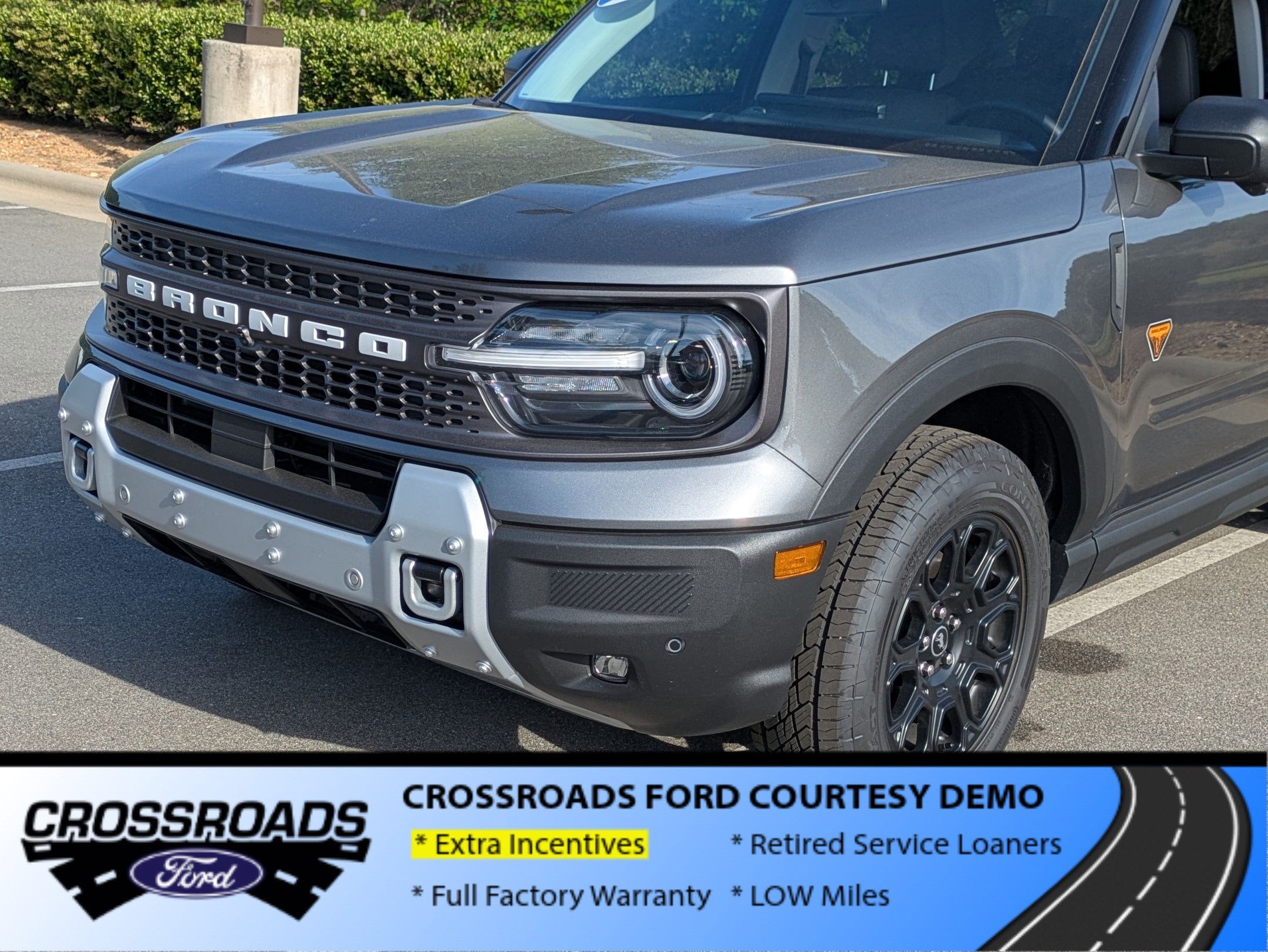 2025 Ford Bronco Sport Badlands - Crossroads Courtesy Demo