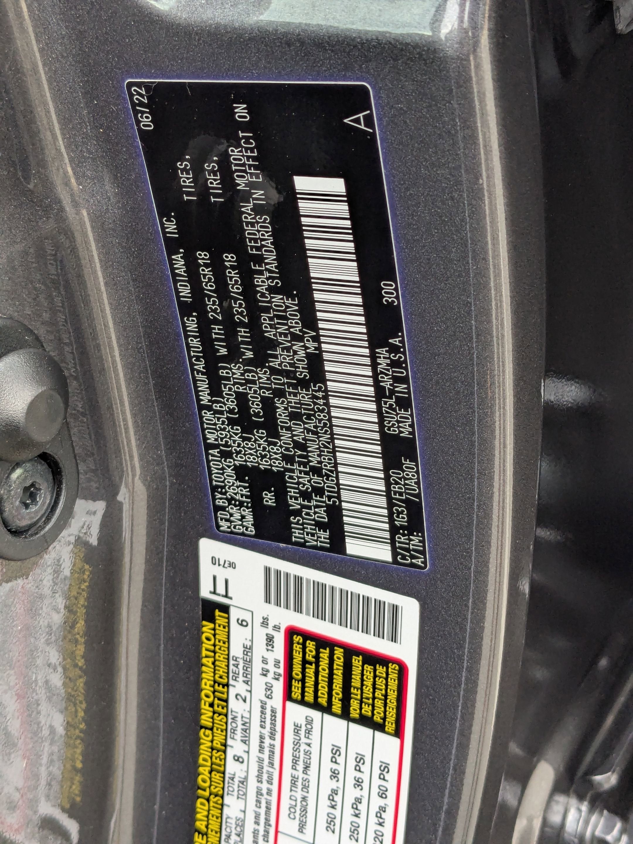 2022 Toyota Highlander XLE