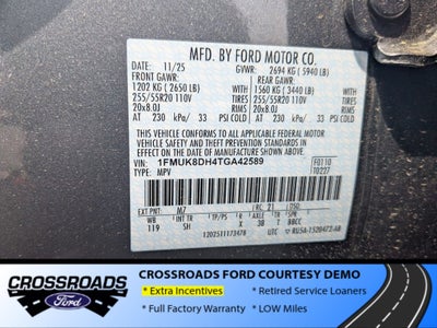 2026 Ford Explorer Active - Crossroads Courtesy Demo