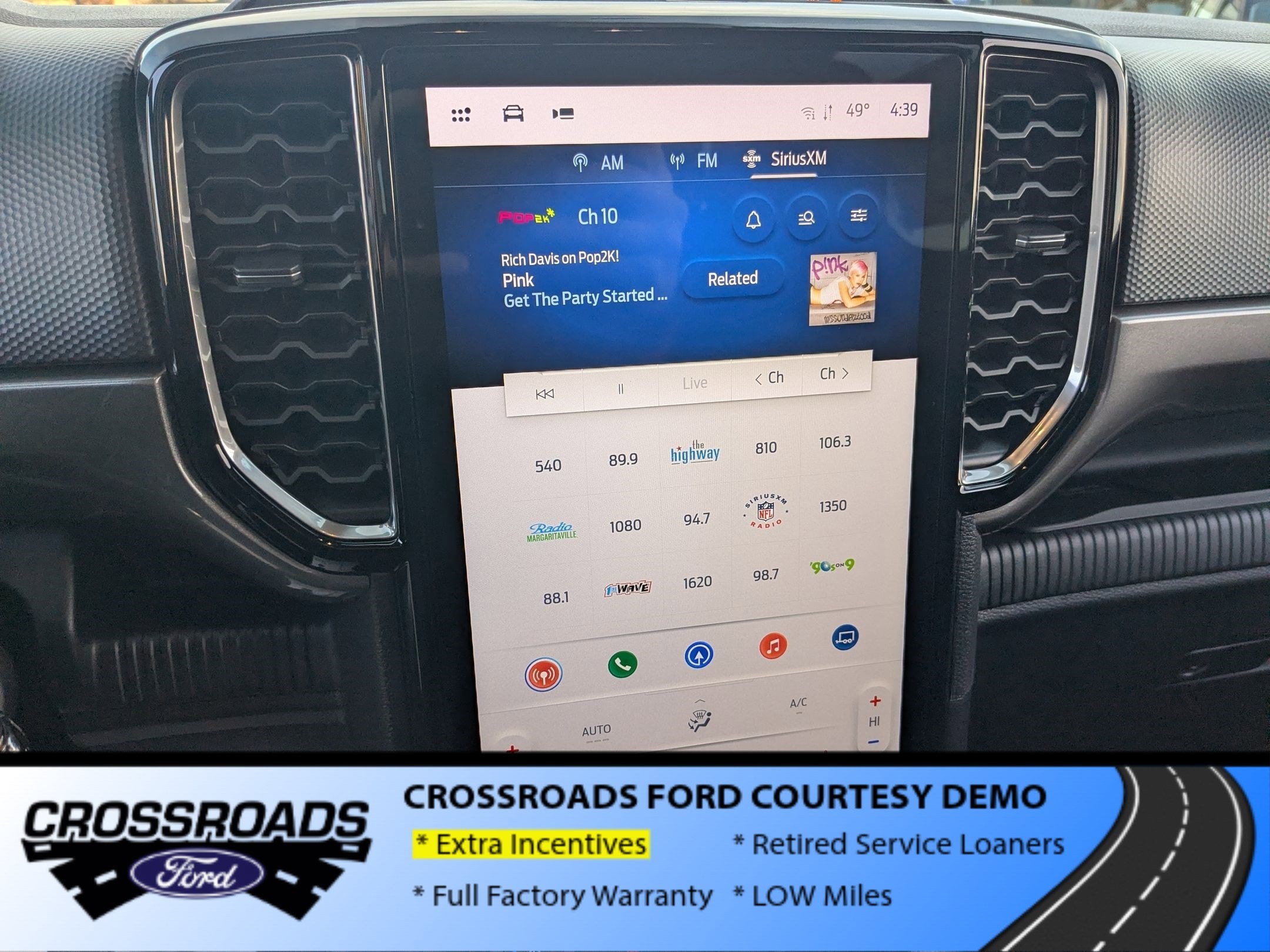 2025 Ford Ranger XLT - Crossroads Courtesy Demo