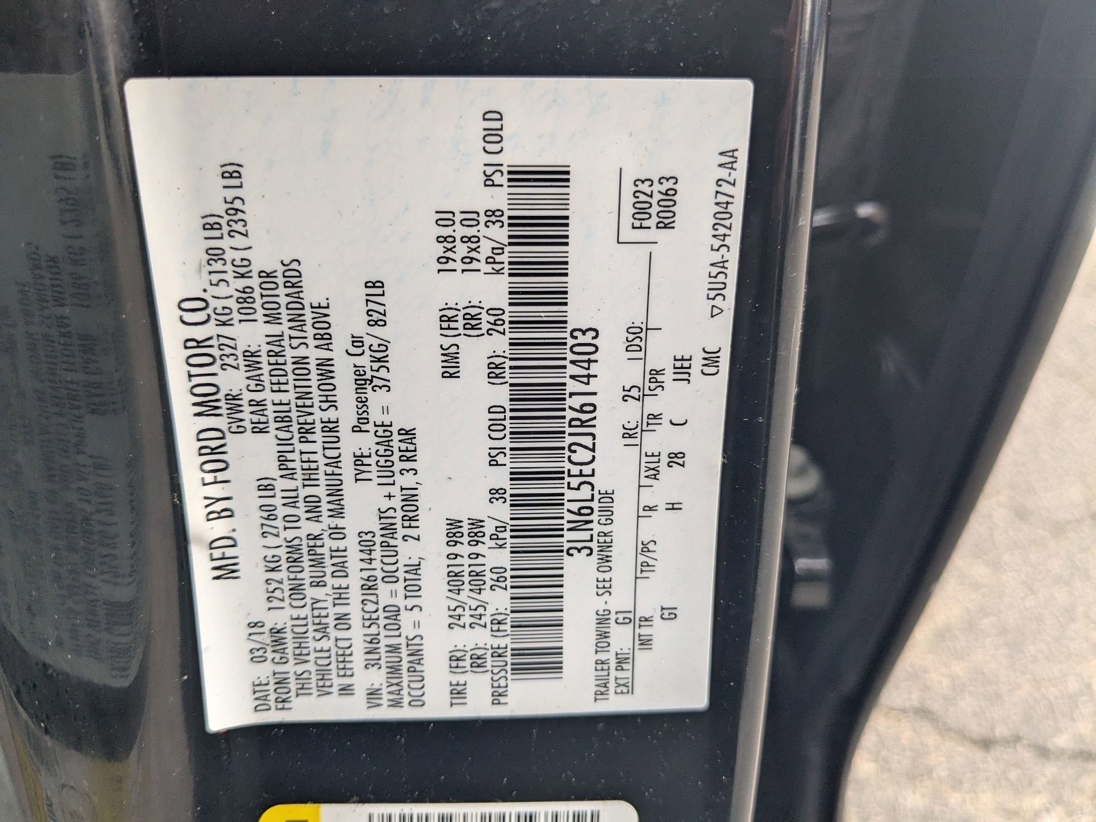 2018 Lincoln MKZ Reserve