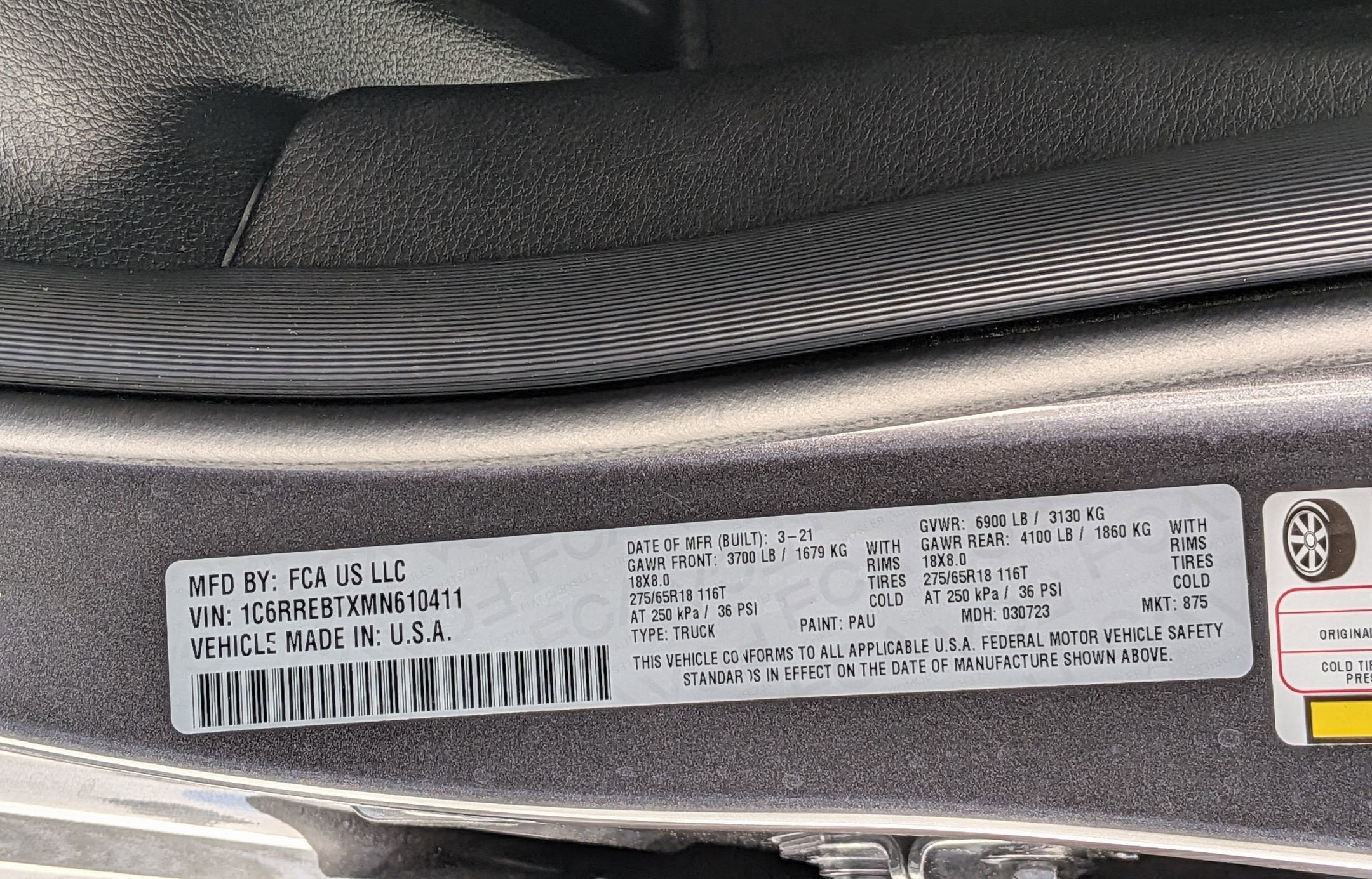 2021 RAM 1500 Big Horn