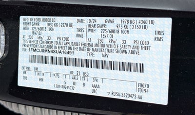 2025 Ford Escape ST-Line - Crossroads Courtesy Demo