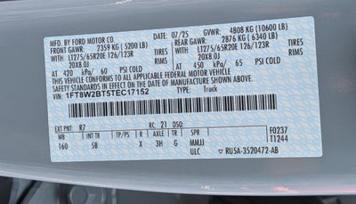 2026 Ford Super Duty F-250 SRW LARIAT