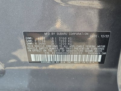 2023 Subaru Legacy Premium