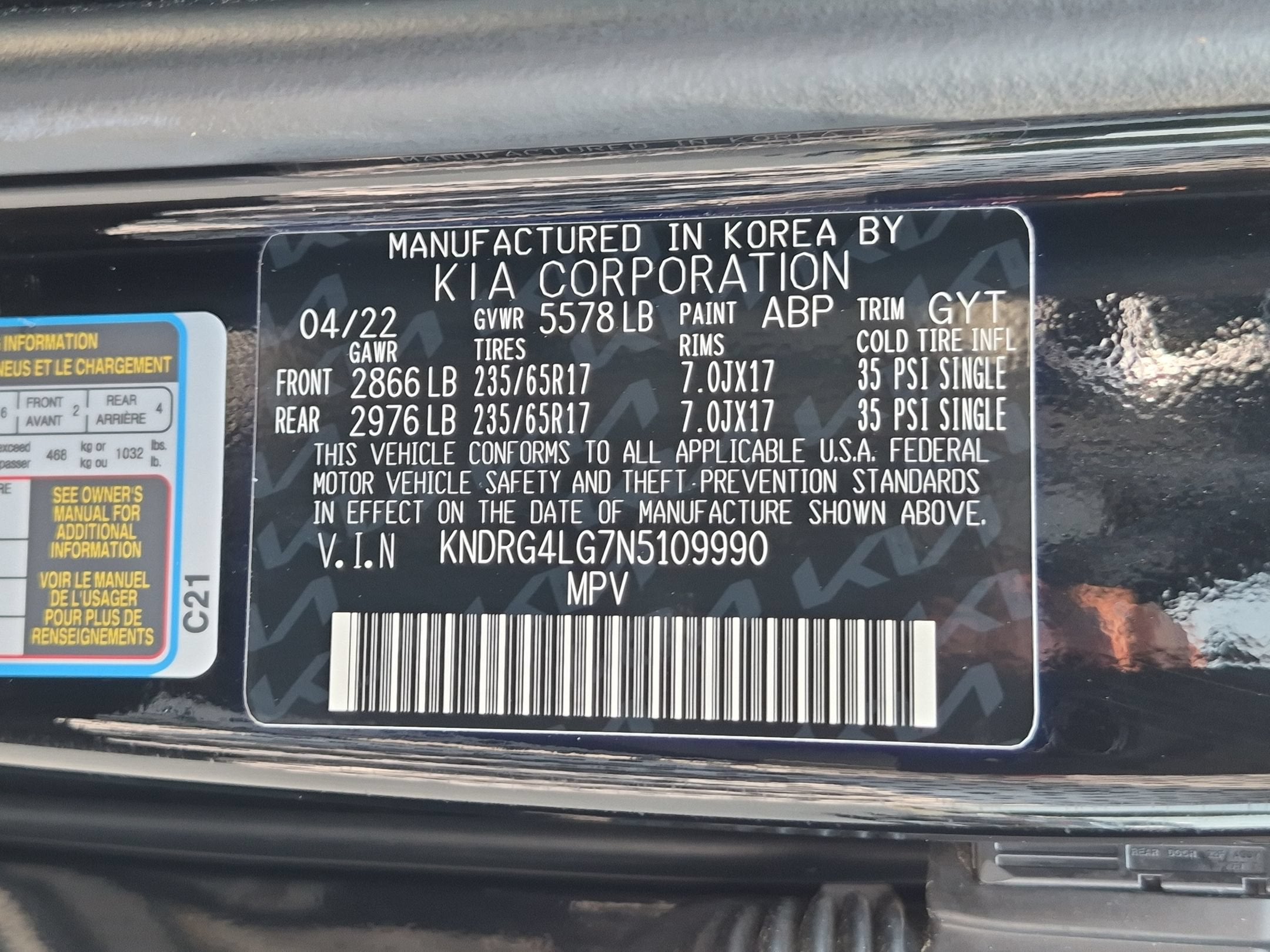2022 Kia Sorento Hybrid S